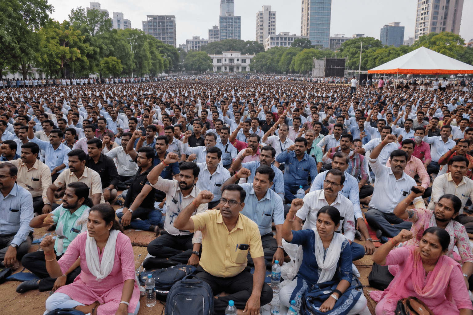 Education Crisis: Aided School Teachers Announce Statewide Strike on July 7–8; Classrooms to Go Dark Over Pending Grants