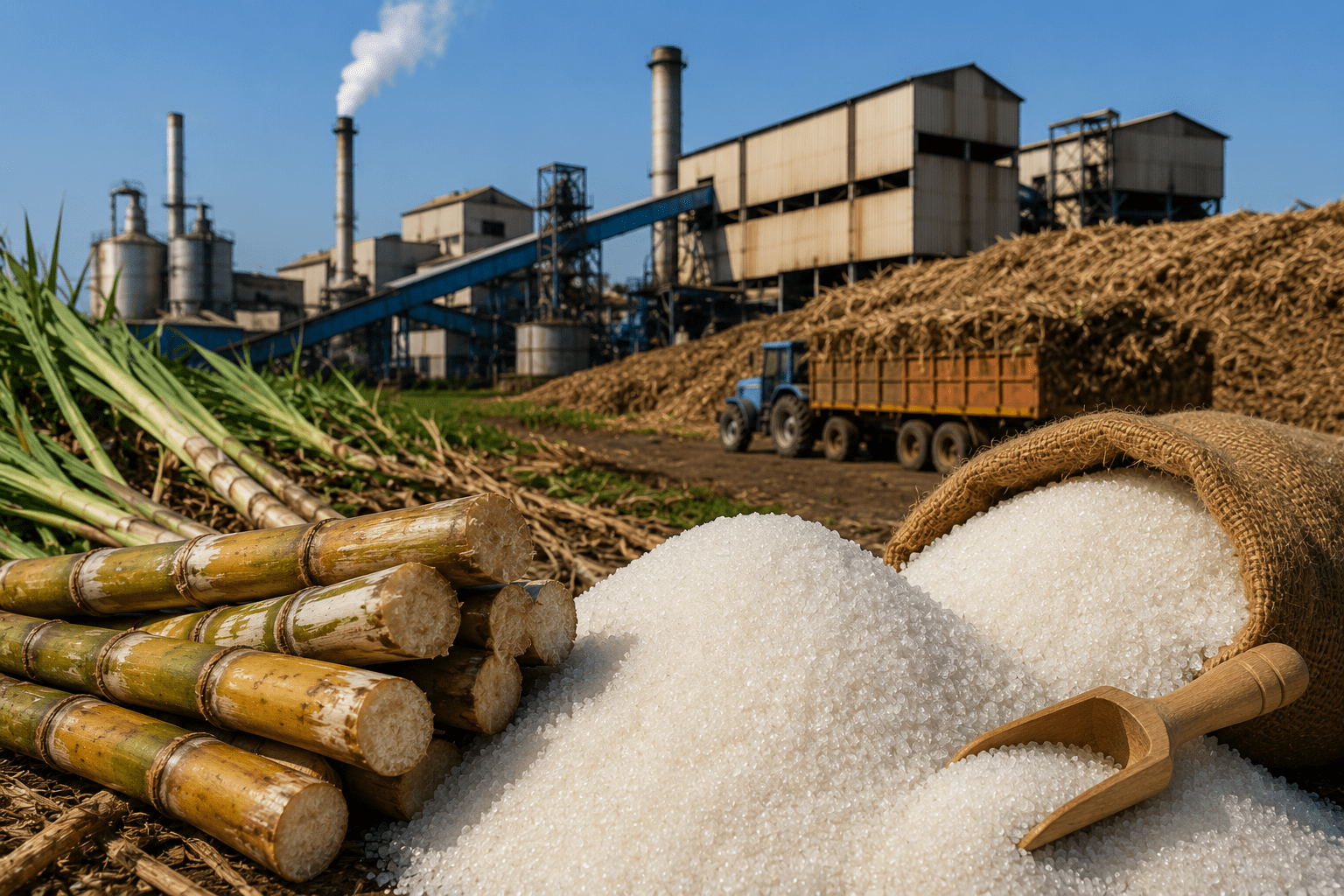 Sweet Relief for Sugar Mills! Prices Cross ₹4,000 per Quintal Mark Amid Drought Fears
