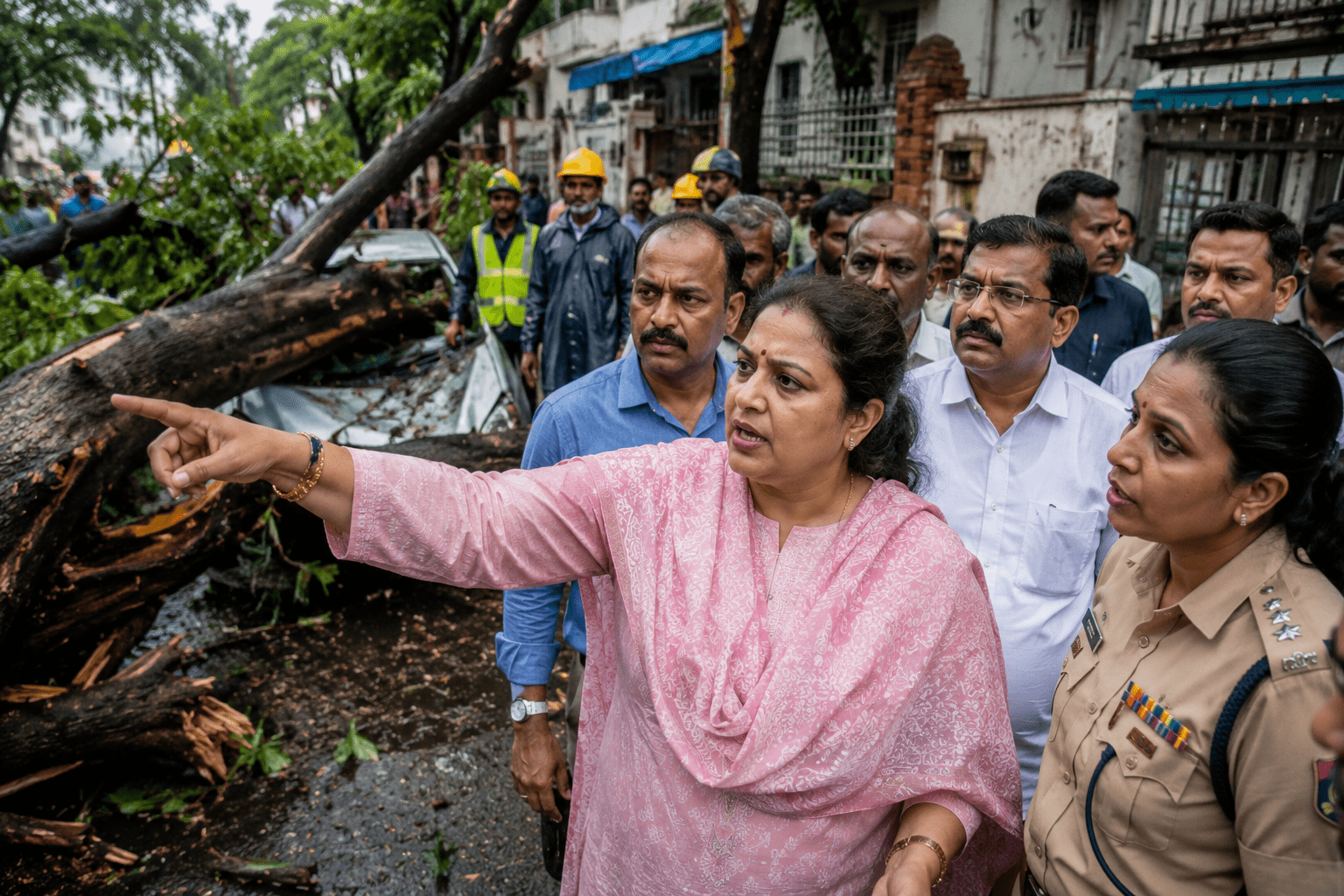 Mumbai Political War Breaks Out: Mayor Ritu Tawde Slams Thackeray Group Over Tragic Tree Collapse Fatality in Kurla; Warns "Will Expose 25 Years of Misrule!"