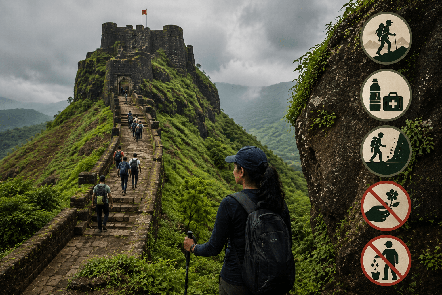 Monsoon Trekking Guide: Enjoy Pune’s Historic Forts Safely; Forest Department Issues Crucial Rules for Safe Tourism!