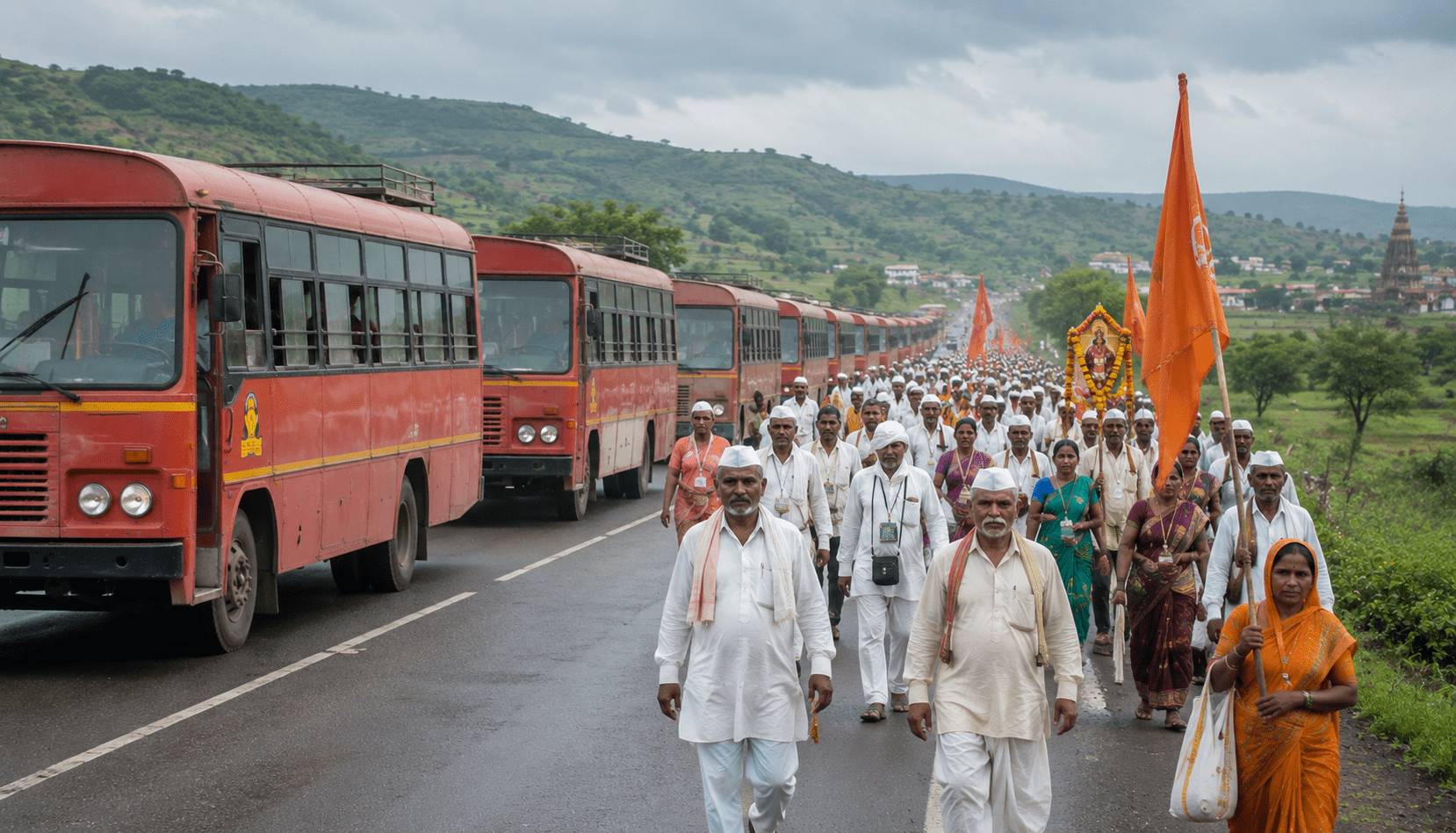 Ashadhi Wari 2026: MSRTC to Run 1,260 Extra Buses from Marathwada to Pandharpur!