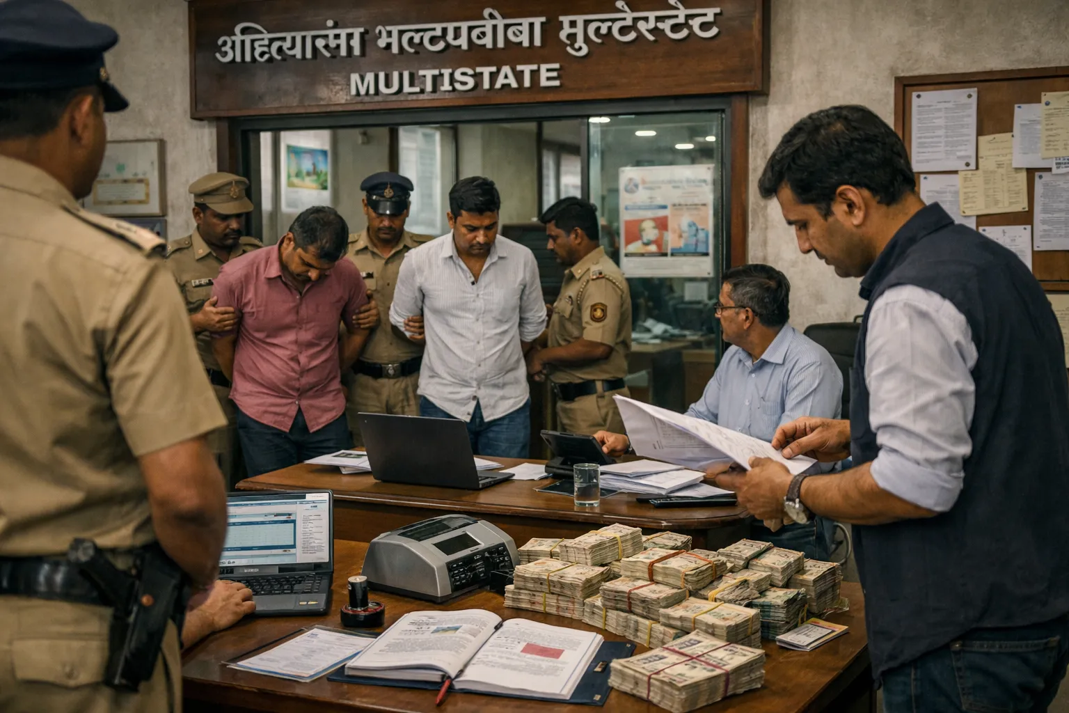 Massive Fraud in Ahilyanagar: ₹2.44 Crore Deposit Scam at Shri Sant Bhagwanbaba Multistate Credit Society; Case Filed Against 7 Officials