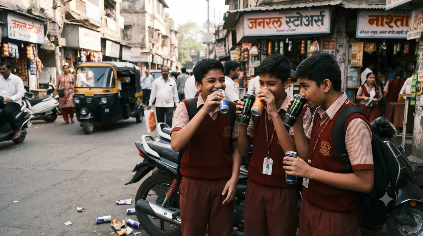 Pune School Sting: Energy Drink Addiction Rising