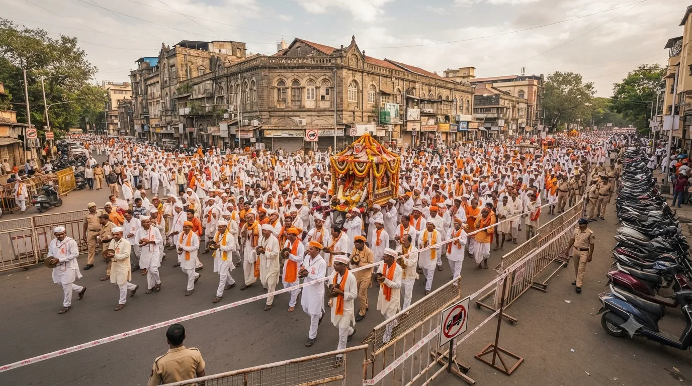 Palkhi Procession: Heavy Vehicles Banned in Pune to Ensure Pilgrims' Safety and Smooth Traffic Flow