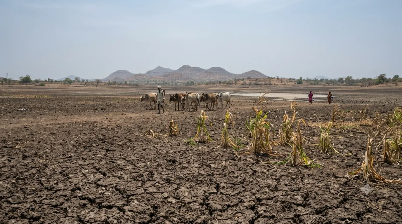 Drought-Like Situation in Mangalwedha: Kharif Sowing Stalls at 11%, Crisis of Fodder and Drinking Water Deepens