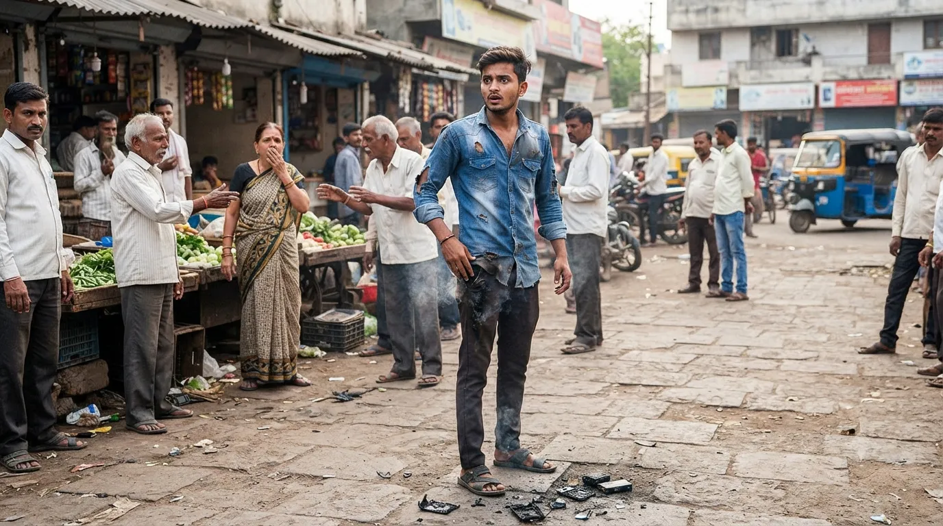 Terrifying Incident: Chinese Smartphone Explodes in Man's Pocket; Youth Has a Narrow Escape