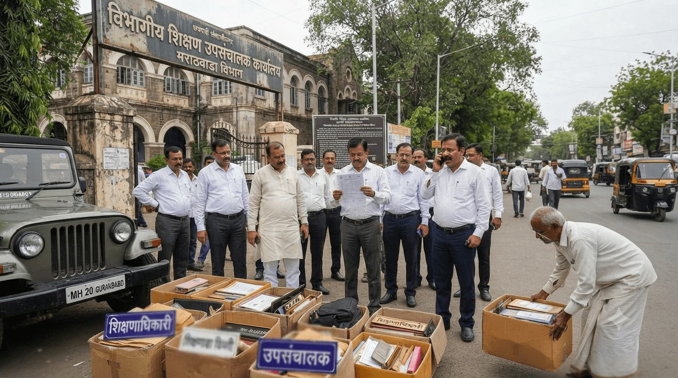 Education Department Crackdown: 22 Long-Serving Officers Transferred in Marathwada; Years-Long Monopoly Finally Broken!