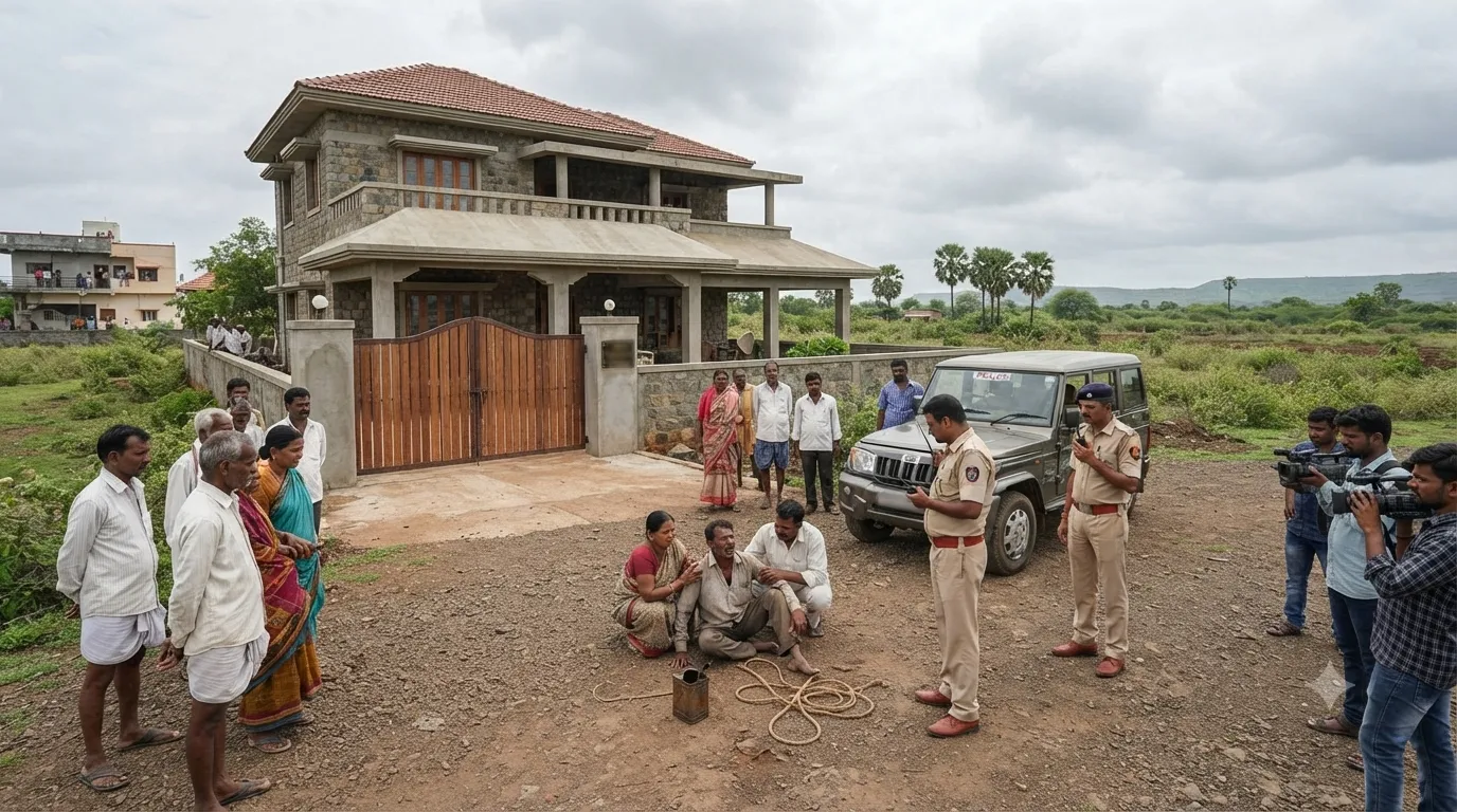 Beed Shocker! Man Attempts Suicide Outside