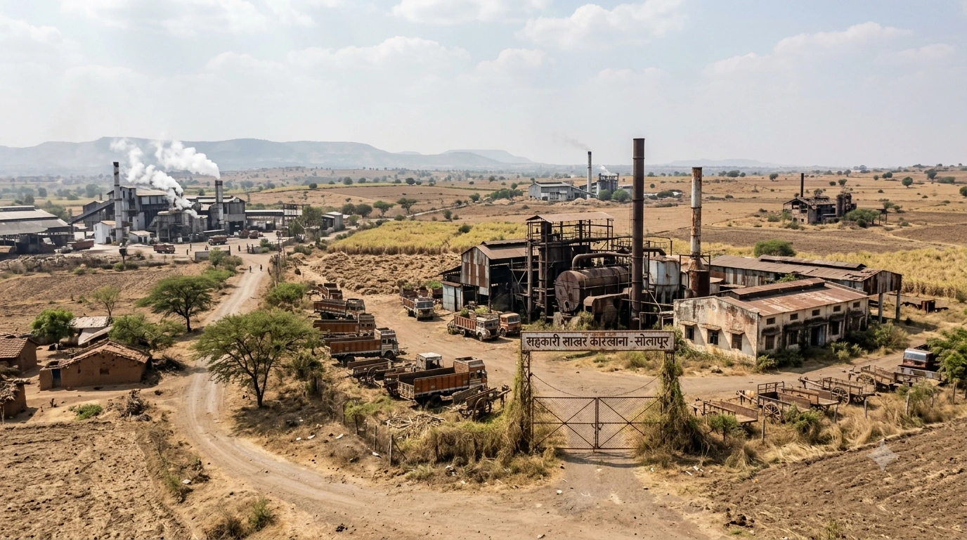 Crisis in Solapur's Cooperative Sugar Sector! 4 Mills Shut Down, 2 Leased Out Amid Severe Financial Crunch