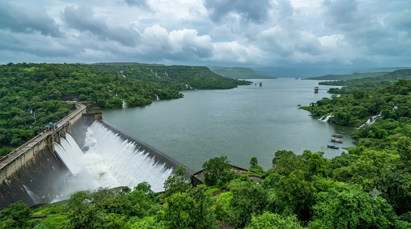 Mumbai Water Storage Reaches 83.68 Percent: Heavy Rains Fill Seven Reservoirs, Bringing Major Relief to the City"