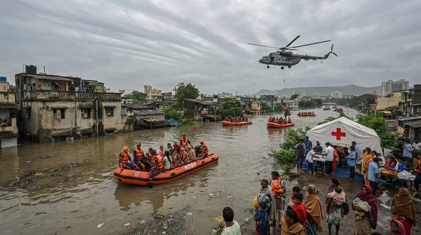 4,568 Citizens Rescued Amid Flood Crisis; Deputy CM Sunetra Pawar