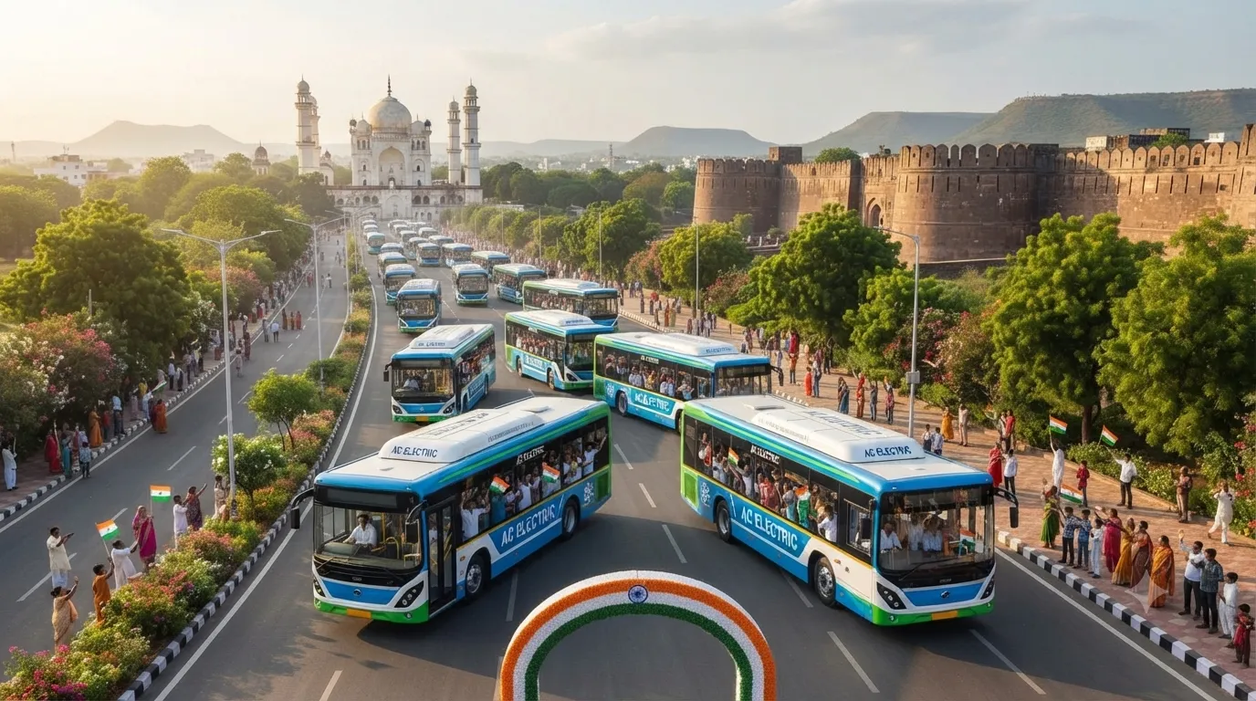 34 New AC Electric Buses to Hit Chhatrapati Sambhajinagar Roads by August 15