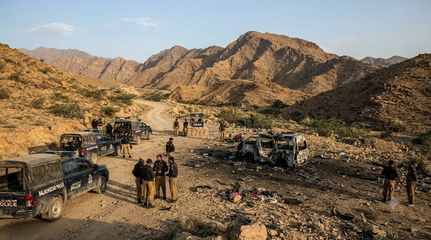 Deadly Terror Attack in Pakistan: 9 Police Personnel Killed in Balochistan's Ziarat District