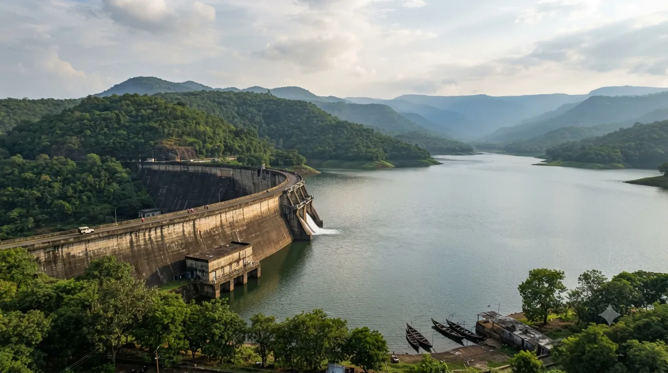 Kolhapur Dams Continue to Fill Despite Reduced Rainfall: Radhanagari Dam Crosses 80 Percent Storage Mark, Water Levels Rise Across District"