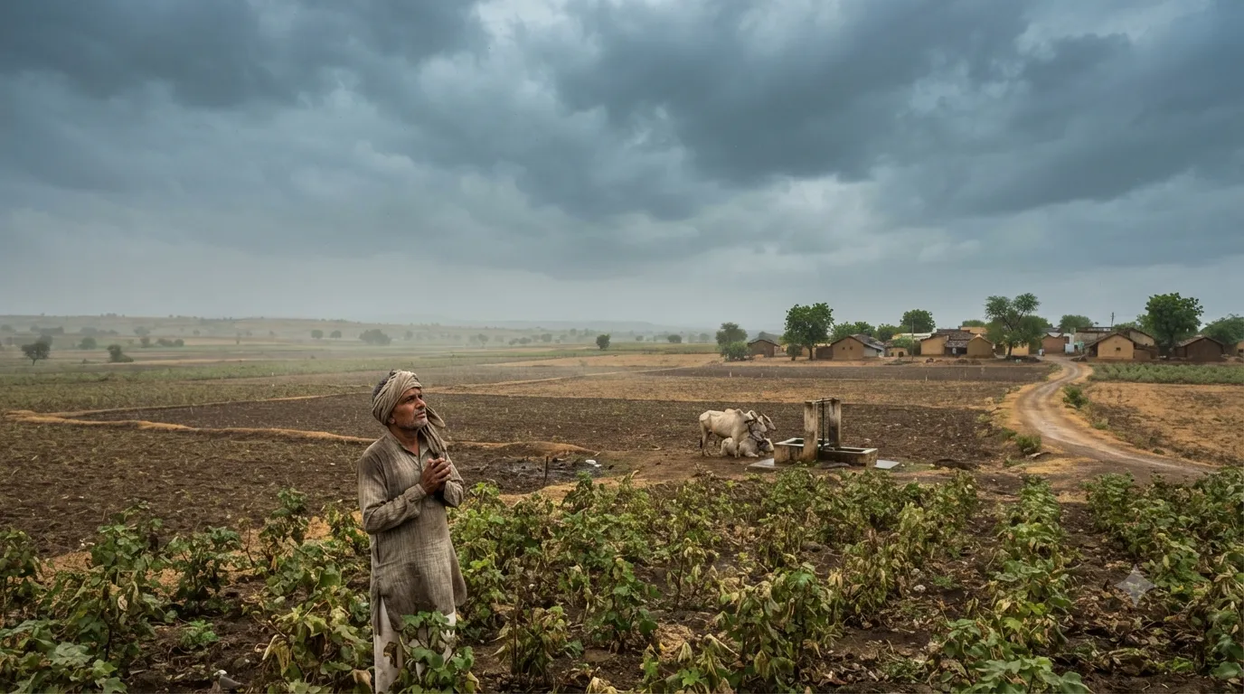 Marathwada Weather Update: Cloudy Skies and Light Showers Leave Farmers Anxious; Heavy Monsoon Rains Still Awaited"