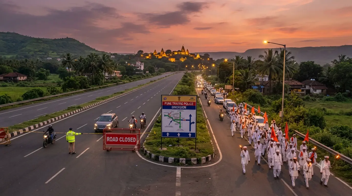 Key Route Diversions Announced for Sant Dnyaneshwar Maharaj Palkhi 2026 (July 11–15)