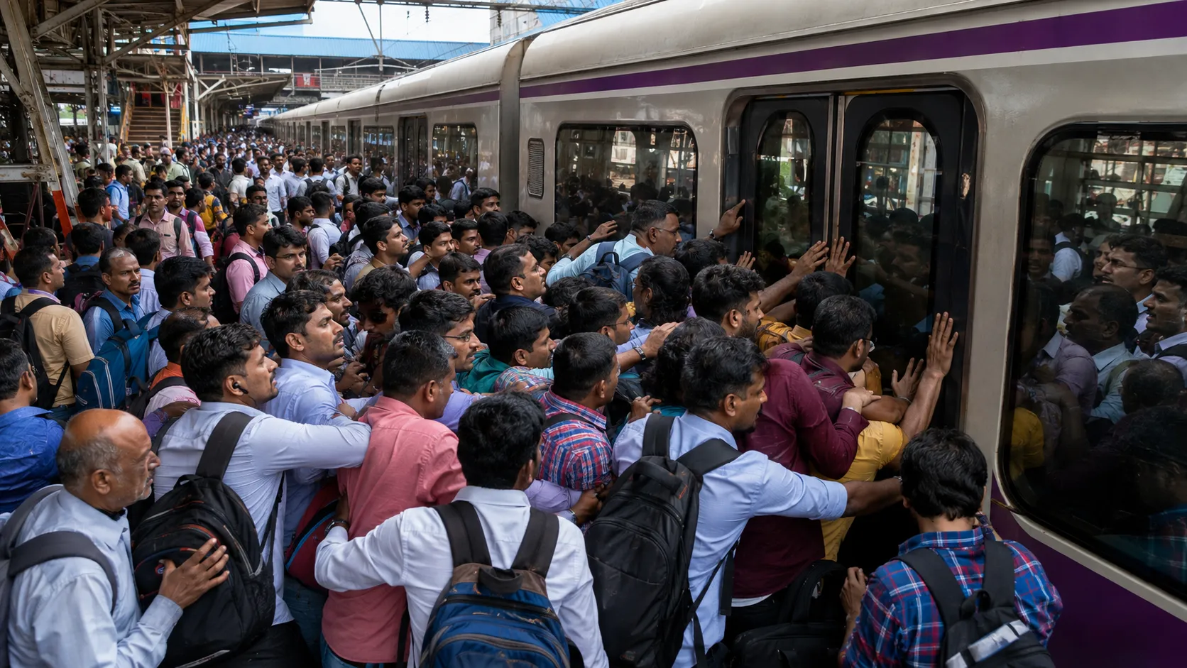 Door Malfunction at Kalyan Station