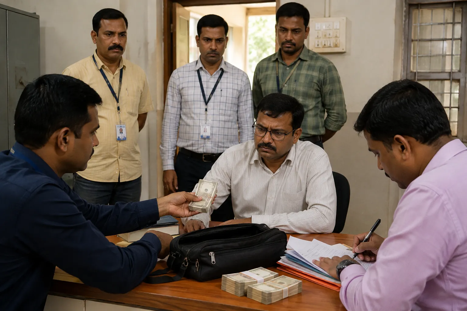 Big Action in Beed: Gram Rozgar Sevak Caught Red-Handed