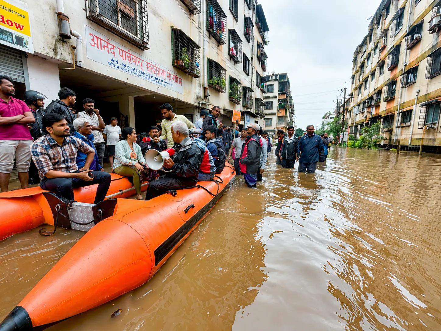 Pune Rains Lash City: Water Enters Riverside Settlements