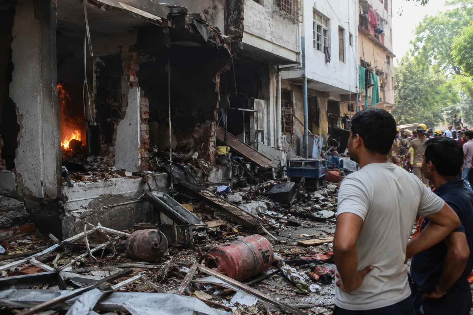 Gas Cylinder Explosion at Shivajinagar Colony in Patgaon, Kolhapur: