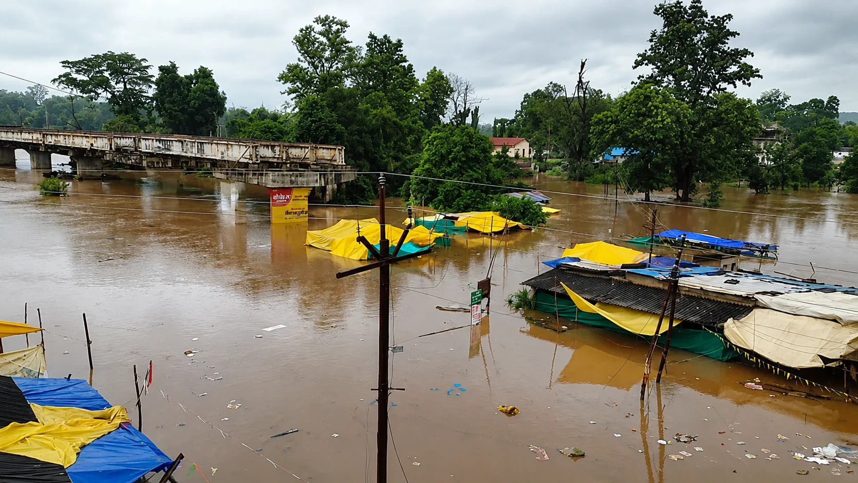 Bhamragad Flooded: 300 Houses Underwater