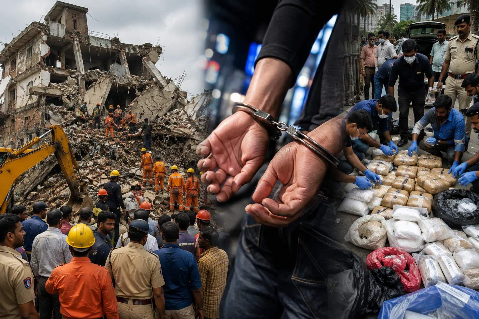 Major Incidents in Thane Region: Devastating Building Collapse in Bhiwandi