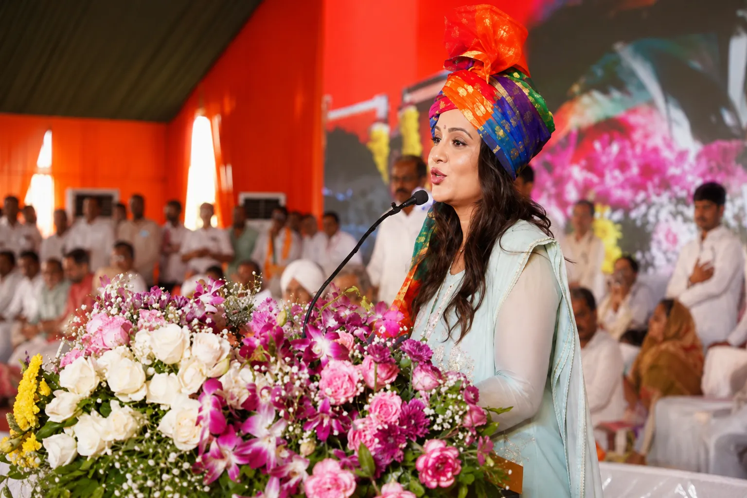 Mega Health Camp in Ashti Inaugurated by Amruta Fadnavis;