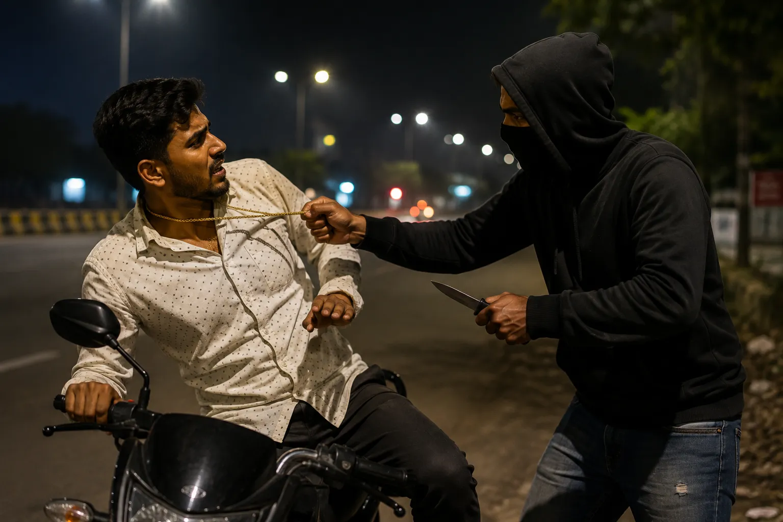 Shocking Crime in Chhatrapati Sambhajinagar: Youth Robbed of Gold Chain