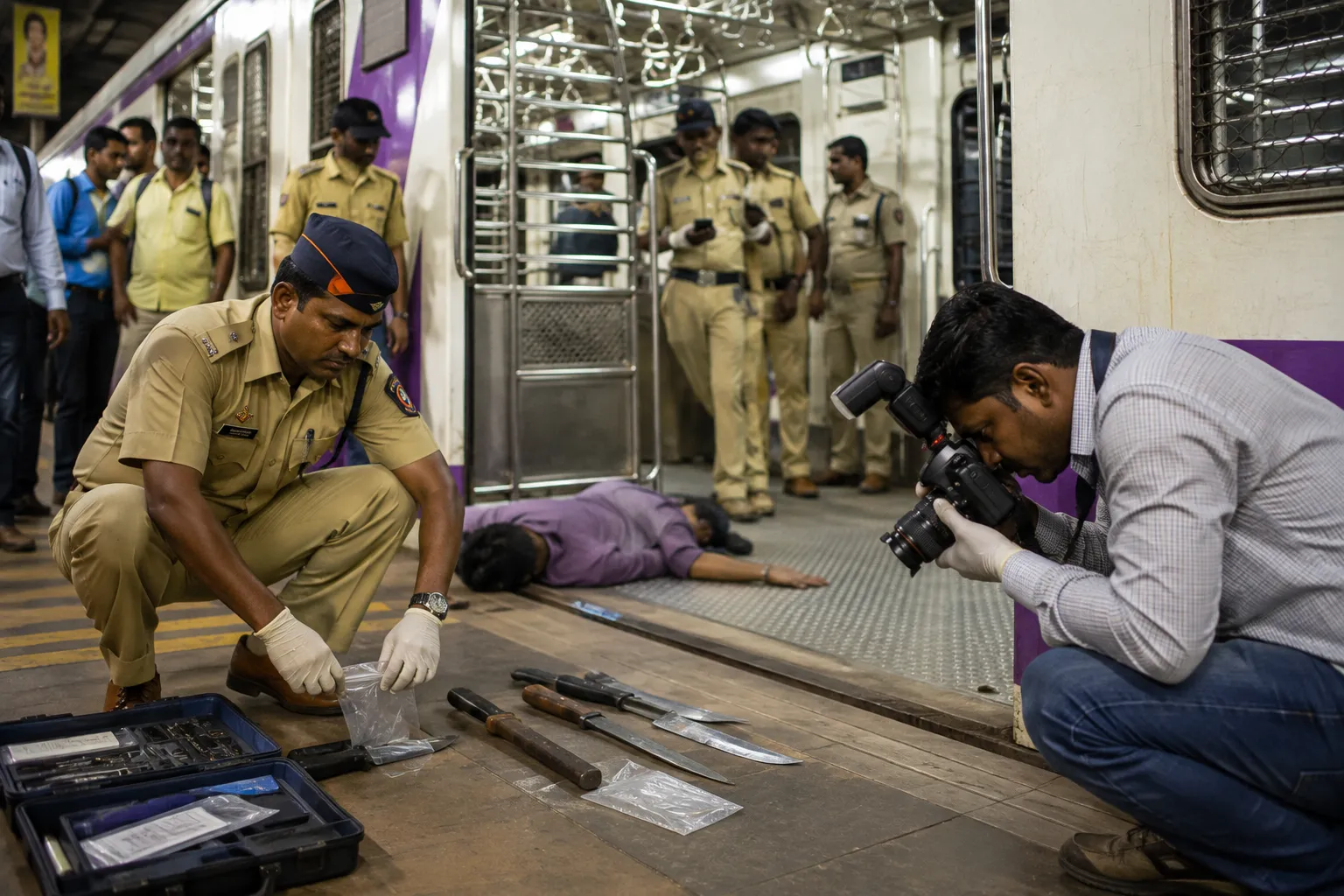 Mumbai Local Train Murder Thriller: GRP Recovers Weapon