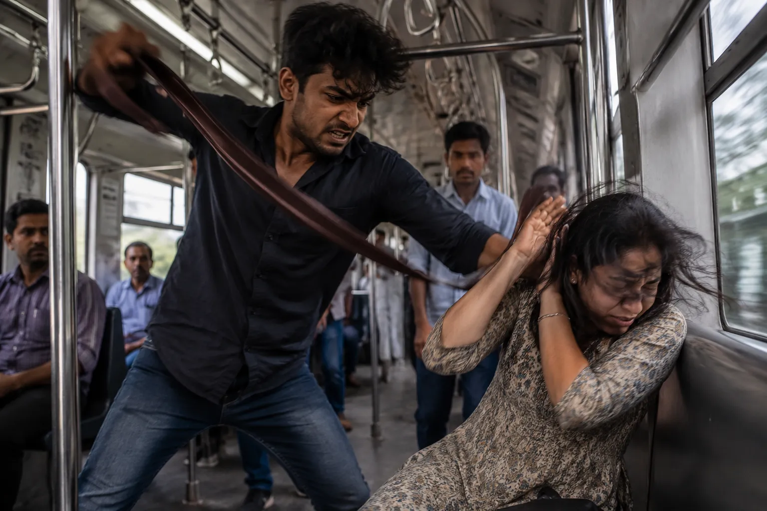 Mumbai Local Shocker: Disturbing Video Emerges as Man Violently Assaults