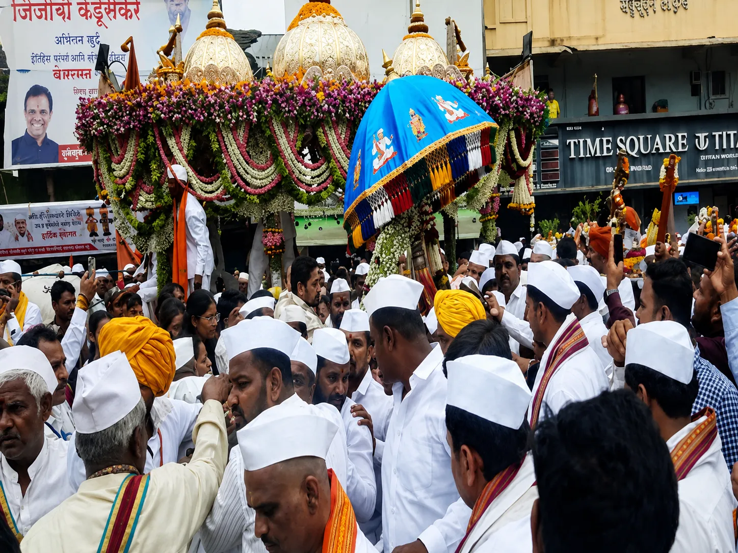 The End of the Ashadhi Wari! The City of Dehu Was Filled