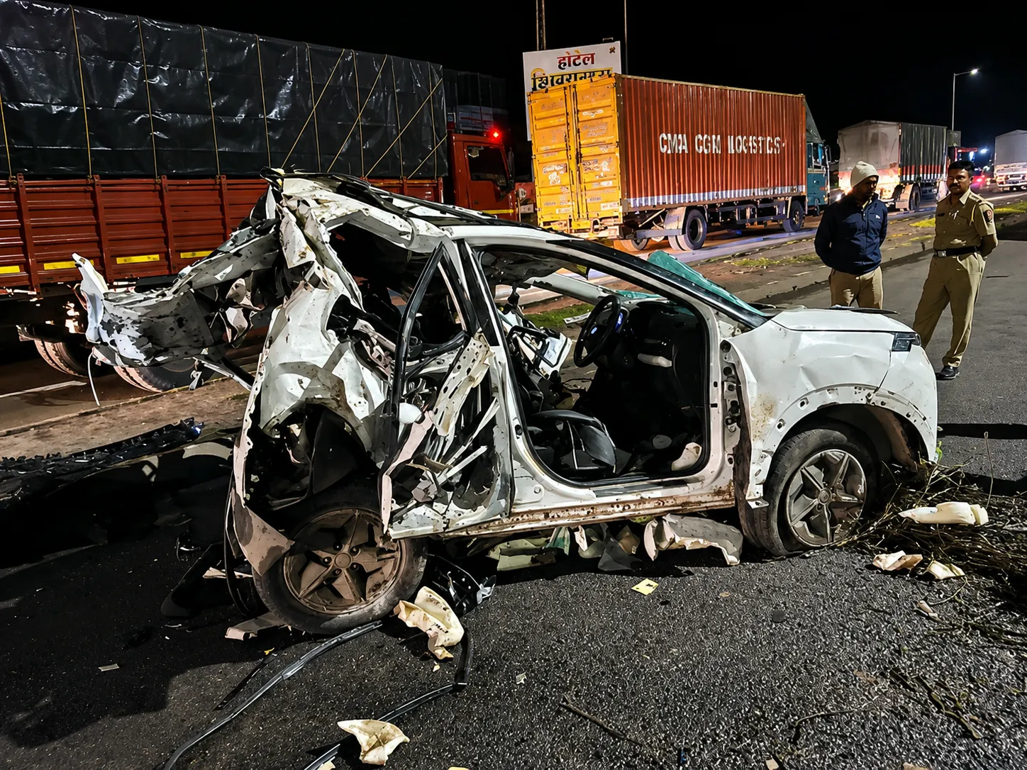 Horror on Pune-Satara Highway: Car Collision Kills Four Youths from Maval