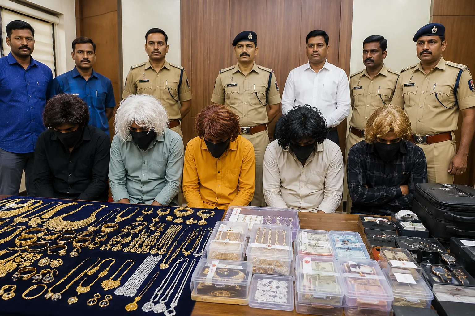 Pune Police Busted Wig-Wearing Interstate Burglary Gang