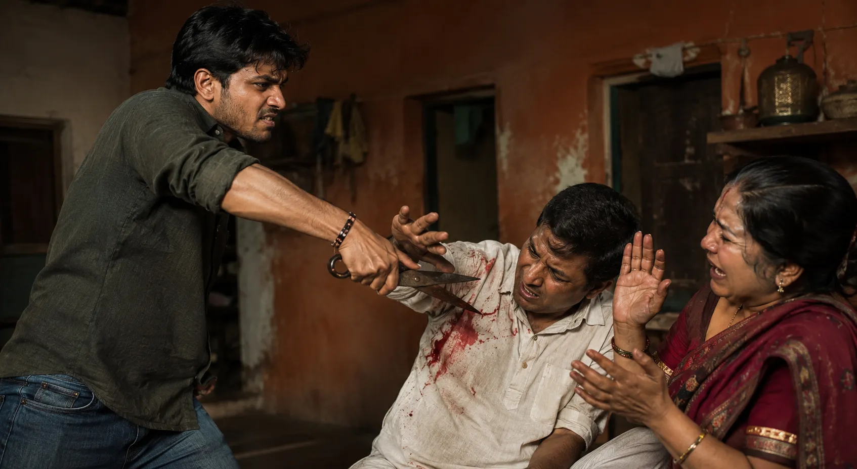 Bloody Dispute Over Rasmalai: Younger Brother Attacks Elder Brother