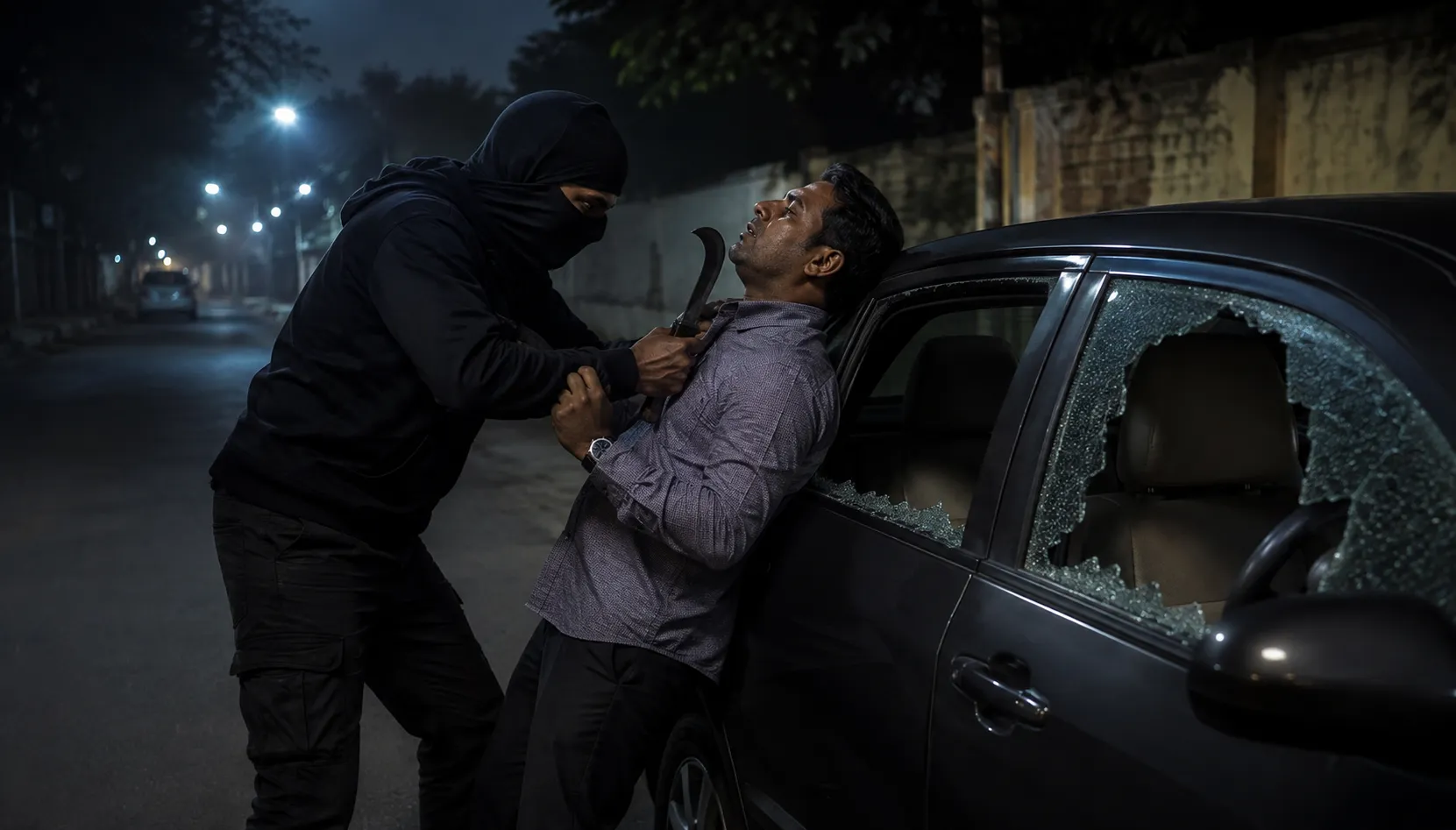 Robbed in Pimpri-Thergaon During Late Night Terror."
