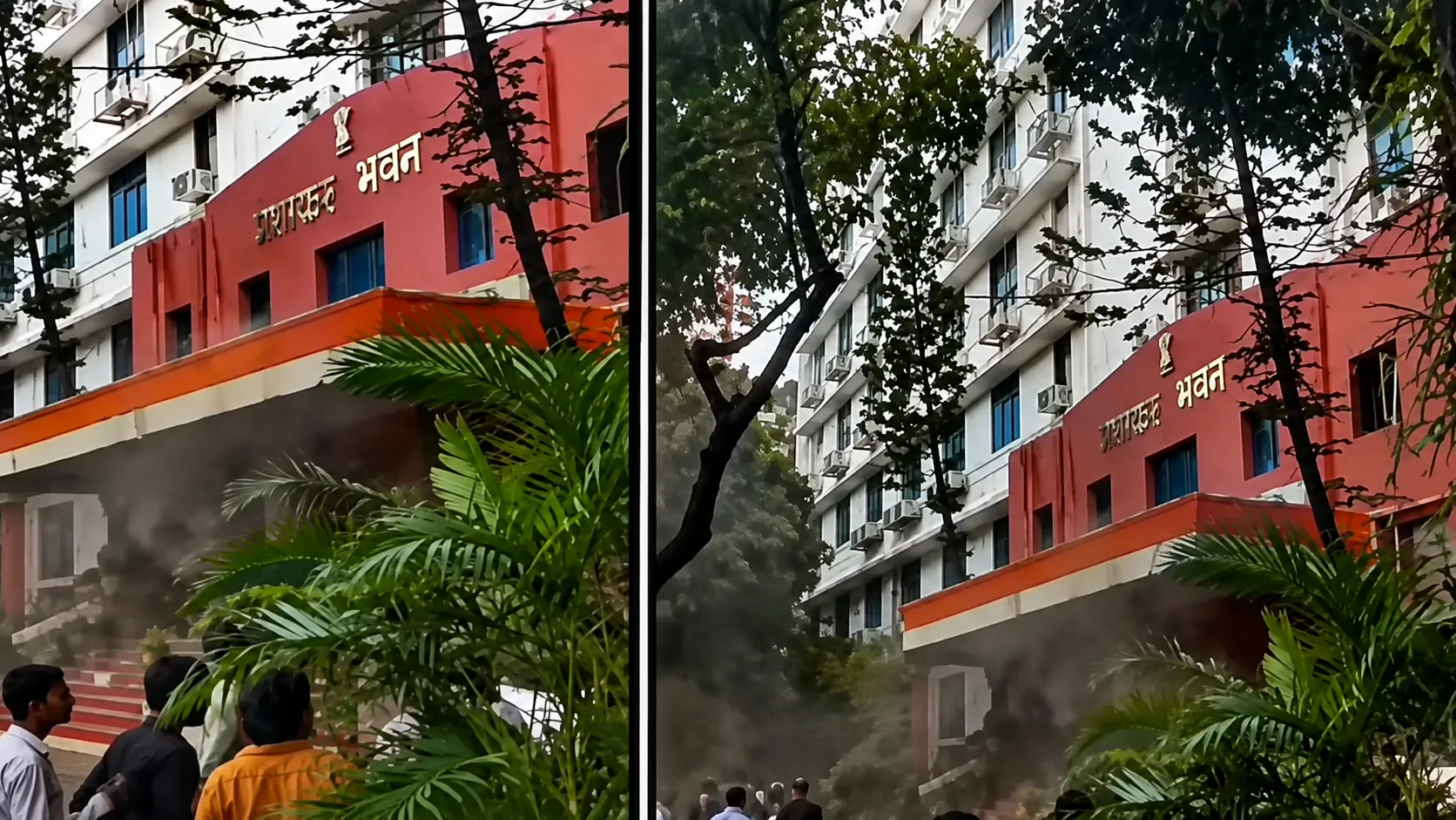 Major Fire Breaks Out in Basement of Income Tax Bhavan