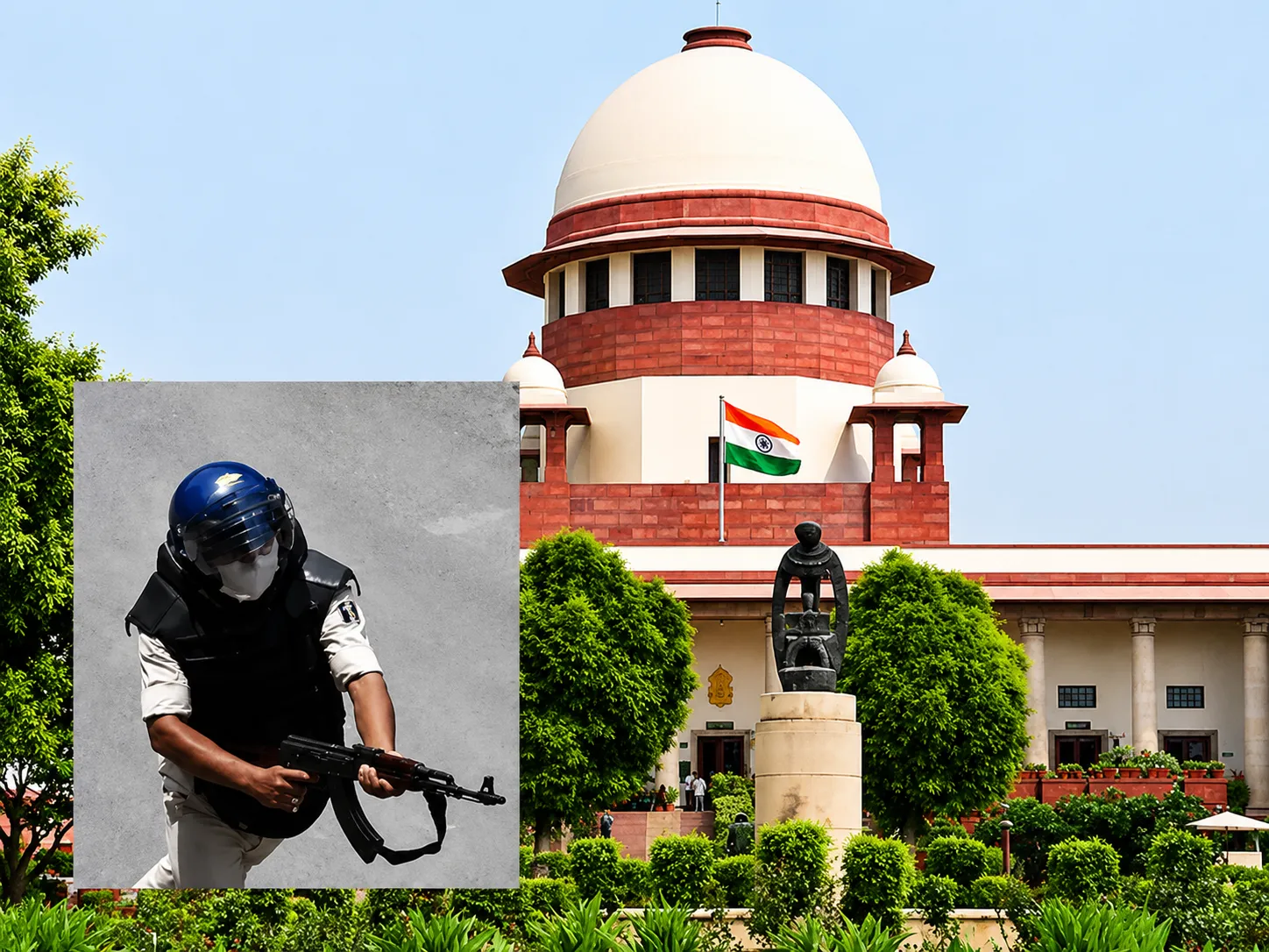 Constable Trapped in Crowd Fired AK-47 in Self-Defense