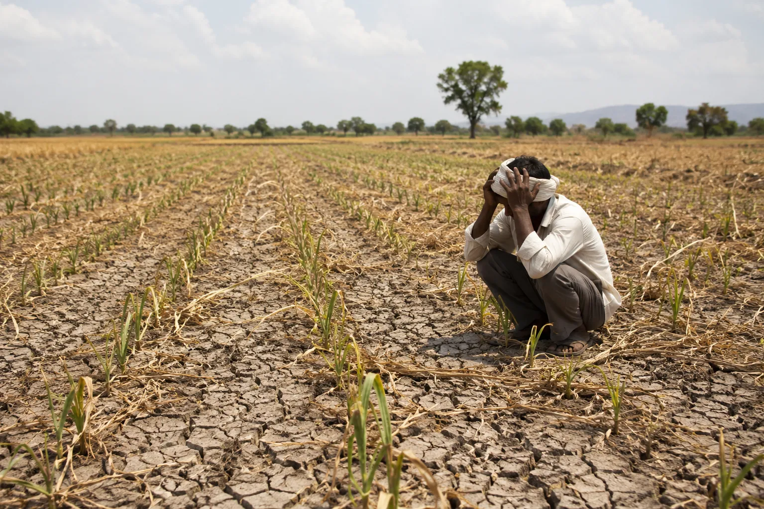 Marathwada Faces Crisis as 17-Day Dry Spell Hits Kharif Crops;