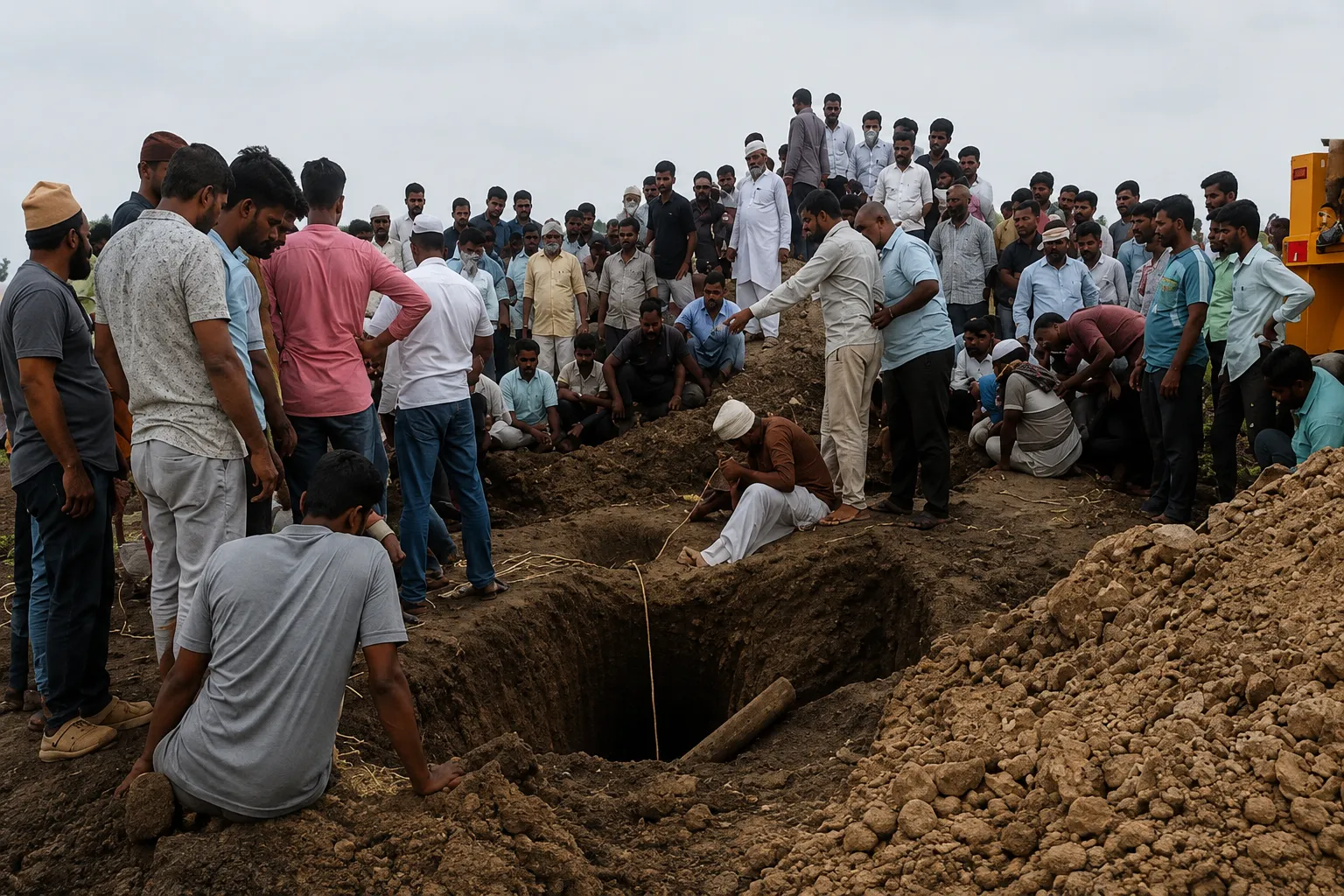 Heartbreaking Incident in Parbhani: 3-Year-Old Boy Falls into Open Borewell