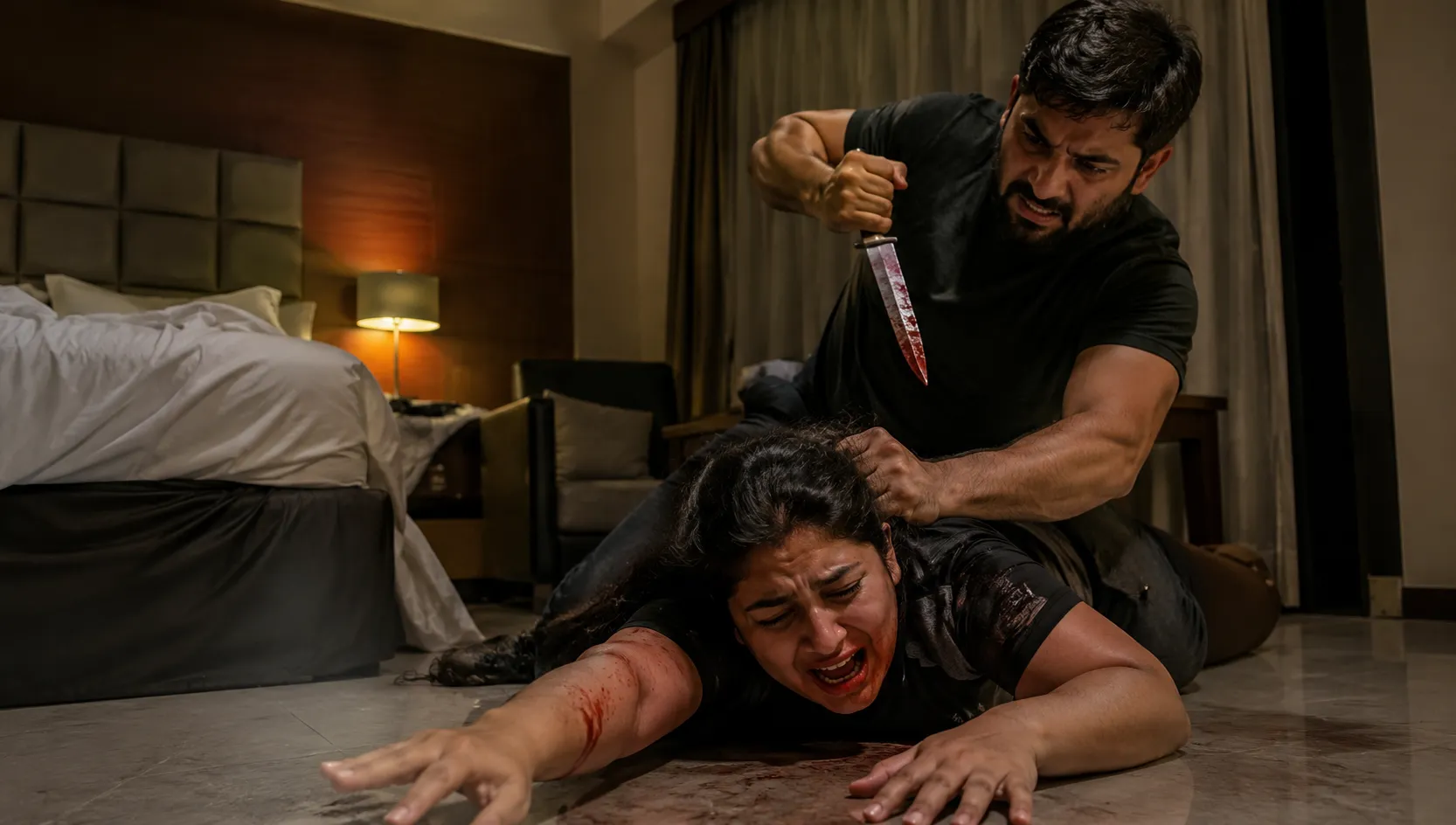 Former National Powerlifter Brutally Attacked with Knife by Husband in Agra Hotel