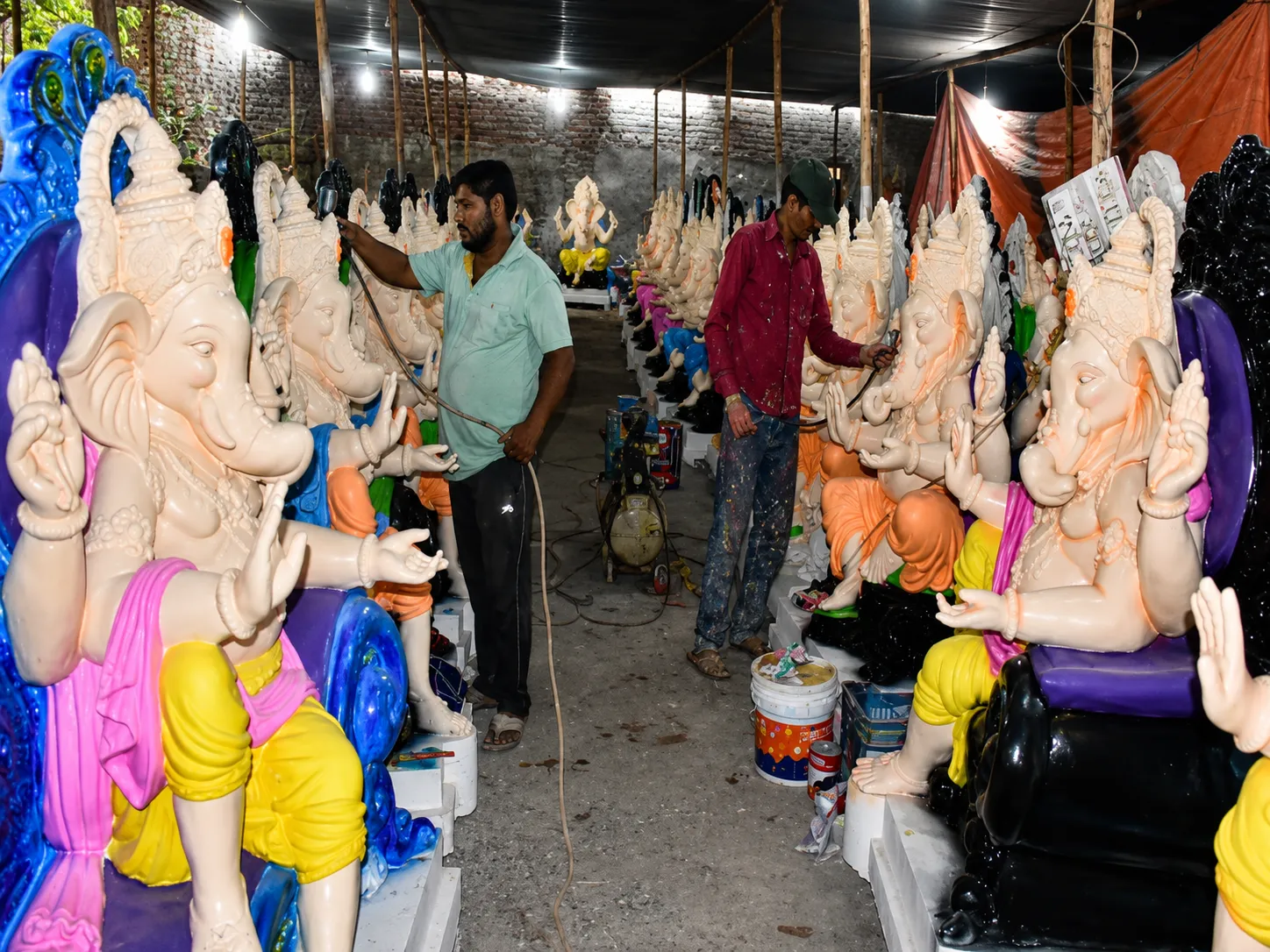 Ganesh Idol Prices Surge by 30% Due to International War and FDA Action in Nashik