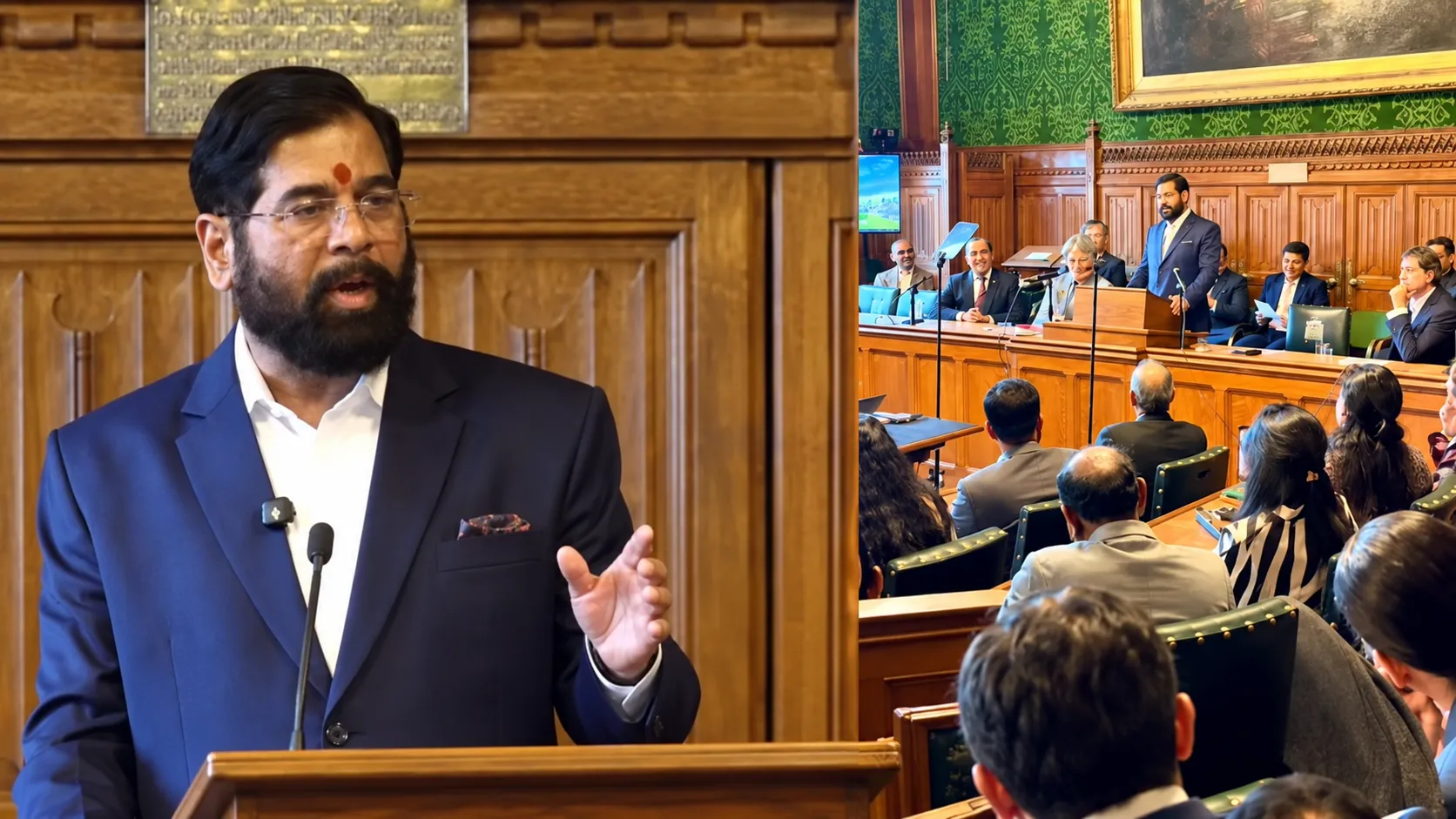 Eknath Shinde Delivers Powerful Speech in English at Britain's House of Lords;