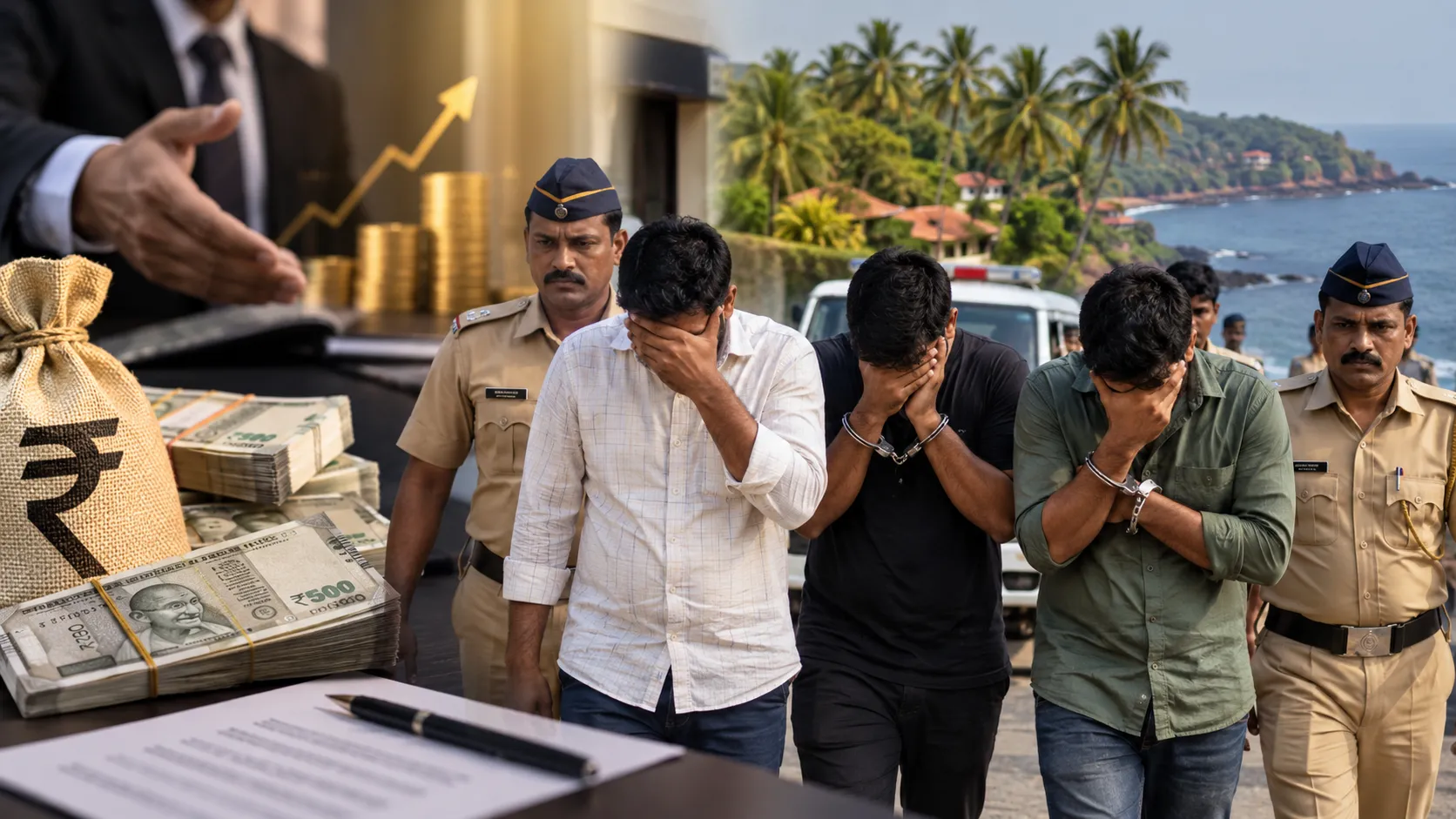 Rs 2.5 Crore Cyber Fraud Under Lure of Investment Refund: Three Accused Arrested