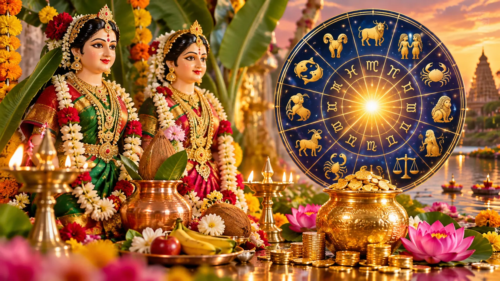 Today's Horoscope: Gauri Visarjan & Goddess Lakshmi's Grace Bring