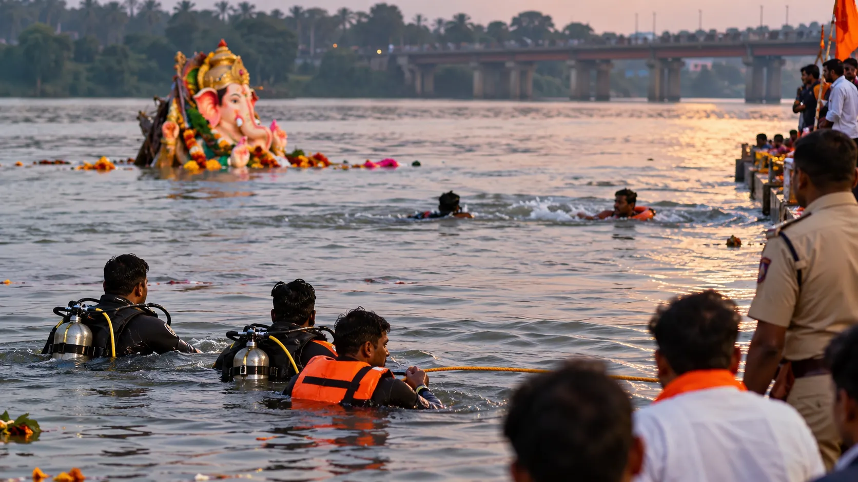 Tragedy During Ganesh Visarjan: Two Youths from Palam
