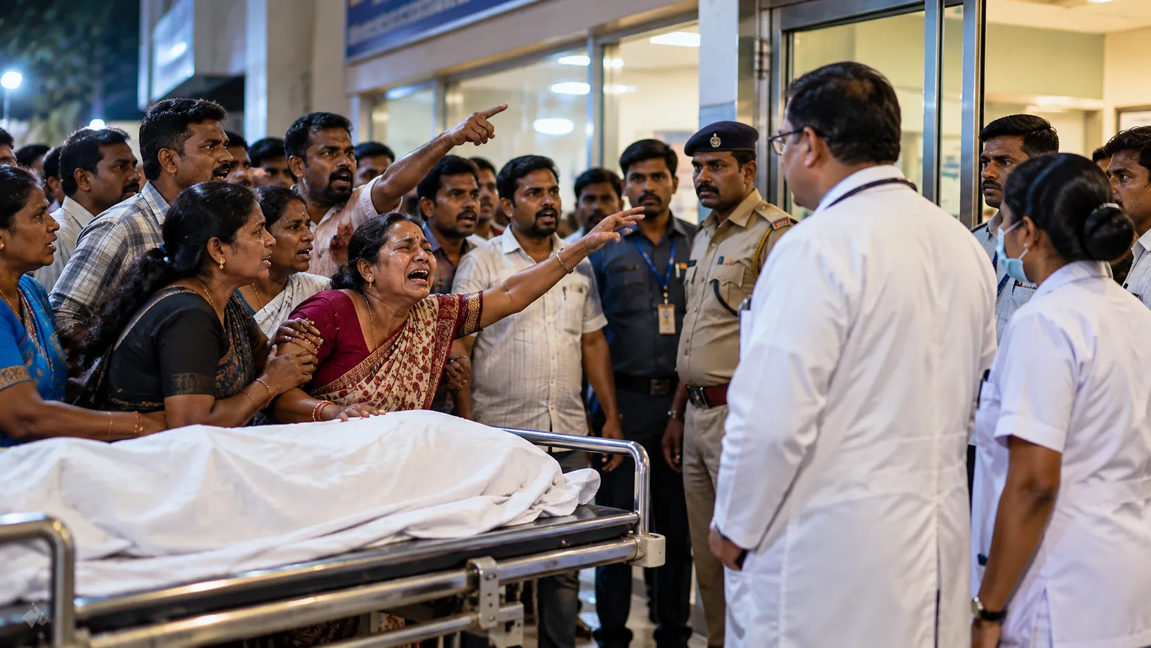 "No Doctor, No Nurse, No Ambulance": Outraged Relatives Go Rampant After a Woman Dies