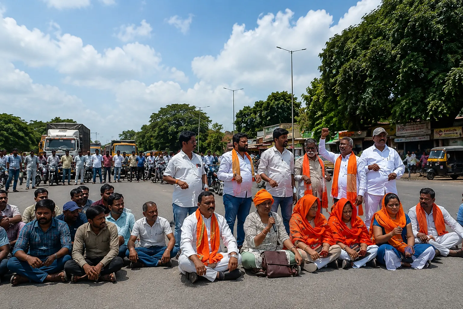 Maratha Reservation Agitation Intensifies: Maratha Kranti Morcha’s 'Rasta Roko'