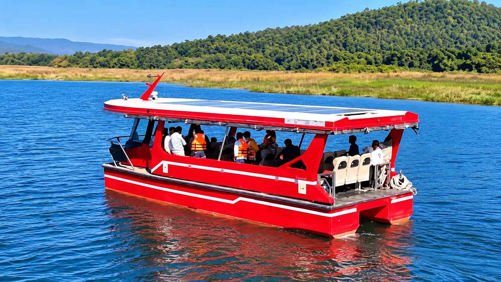 Pench Tiger Reserve Unveils Eco-Friendly Solar Boat Safaris: