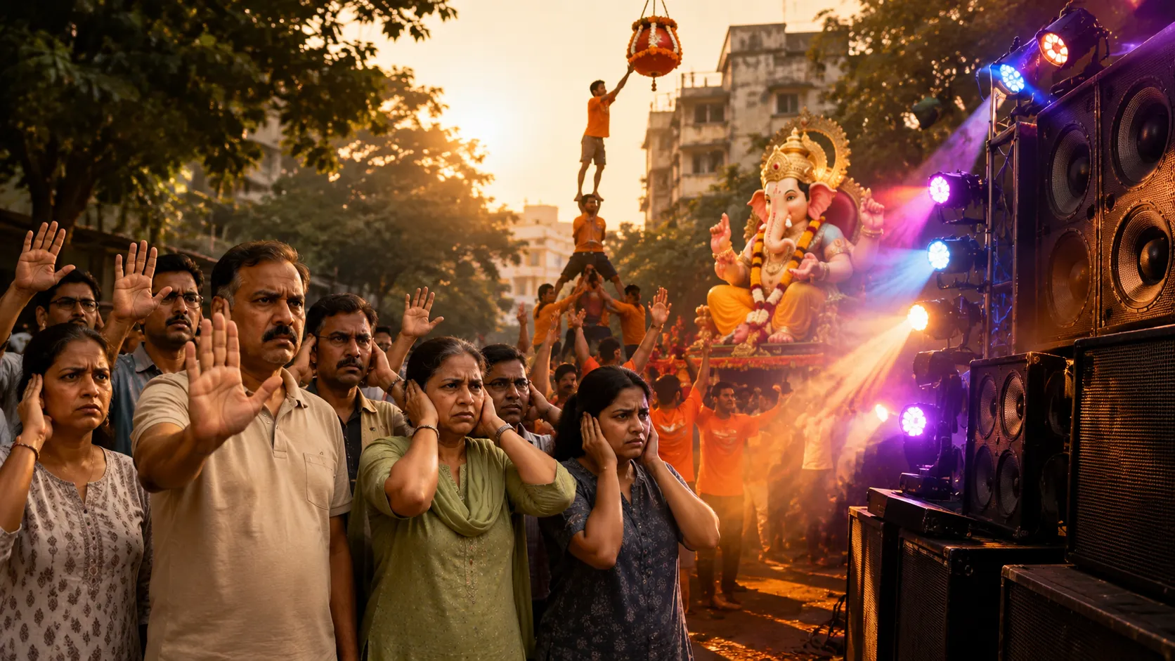 Citizens Outraged Over Deafening DJ Volumes in Dahi Handi and Ganeshotsav
