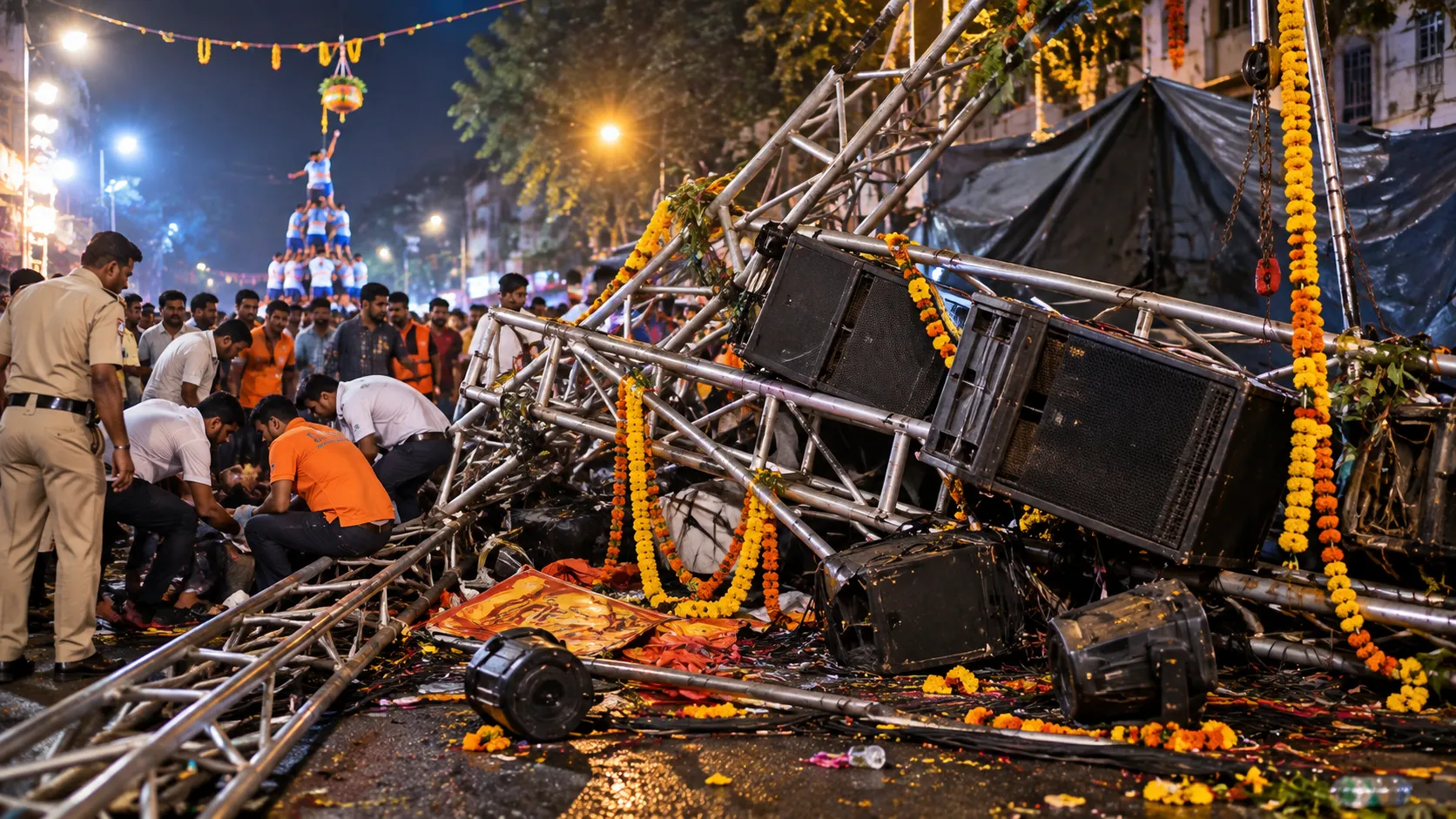 Tragic Dahi Handi Celebration in Pune: